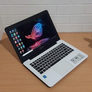 Laptop seri laris Asus X455LA Core i3-5005u gen 5 ram 4GB hd500gb putih elegan normal siap pakai (terjual)