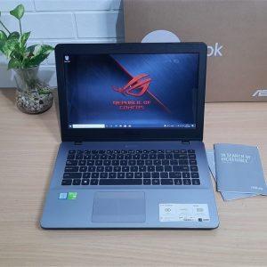 Laptop Grafis Render Dual VGA Asus A442UR Core i5 gen 8 ram 12GB SSD500GB Nvidia GT930 tipis mulus elegan (terjual)