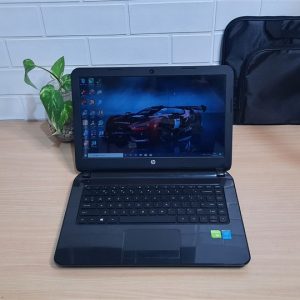 Laptop Grafis HP 14-R202TX Core i5-5200u ram 8GB SSD 256GB + HD500GB Nvidia GT820 2GB mulus elegan (terjual)